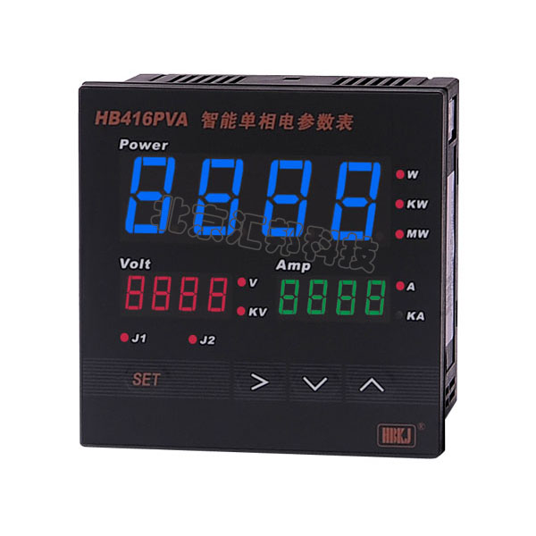 HB416PVA智能单相电参数表